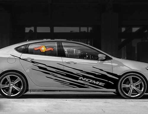 Dodge Dart splash your tex Sticker Decal kit 