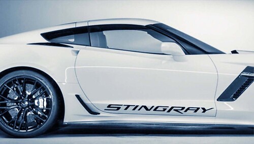 1950-2017 Chevrolet Corvette Stingray Z06 Parabrisas Puerta Carrocería Chasis Calcomanía Adhesiva Nueva 1apC Z06
