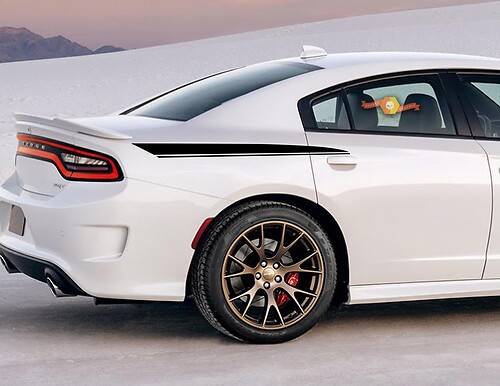 2x Sticker star Decal kit fit to Dodge Charger