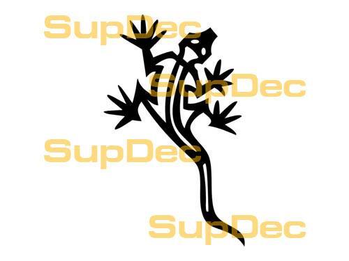 Gecko Lizard Vinyl Art Wall  Window Bathroom Sticker Decal #12
