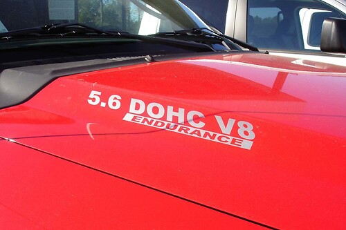 5.6L DOHC Endurance HOOD Stickers Decals - Fits: Nissan Titan Truck