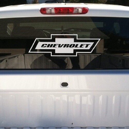 22 Inch Chevrolet Window Sticker Decal - Your choice of color
