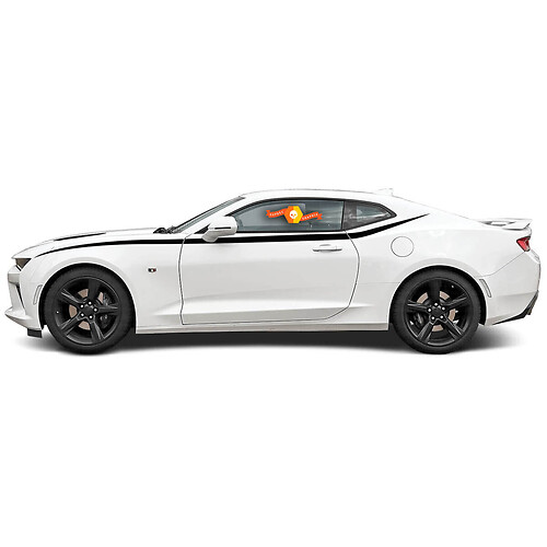 Chevrolet Camaro 2016- 2018 Javelin Top Side Accent Vinyl Stripes