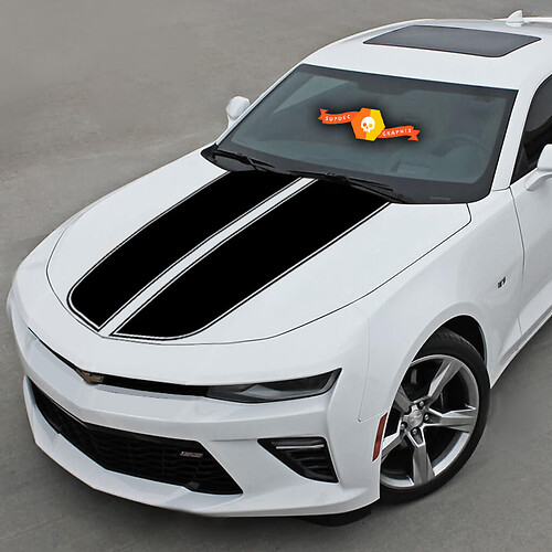 Chevrolet Camaro 2016-2018 Front & Rear Rally Sport Stripes Vinyl Sticker Decal