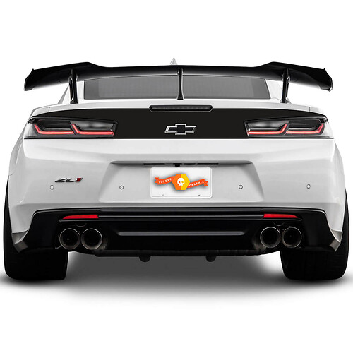 Chevrolet Camaro 2016-2018 Extended Rear Deck Blackout Vinyl Sticker Decal