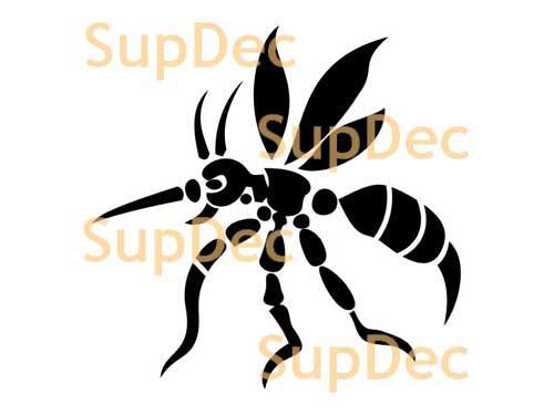 Gnat mosquito Vinyl Art Wall  Window Bathroom Sticker Decal #3