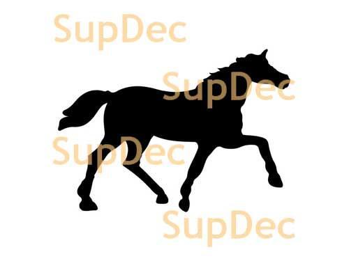 Horse Vinyl Art Wall  Window Bathroom Sticker Decal #1
