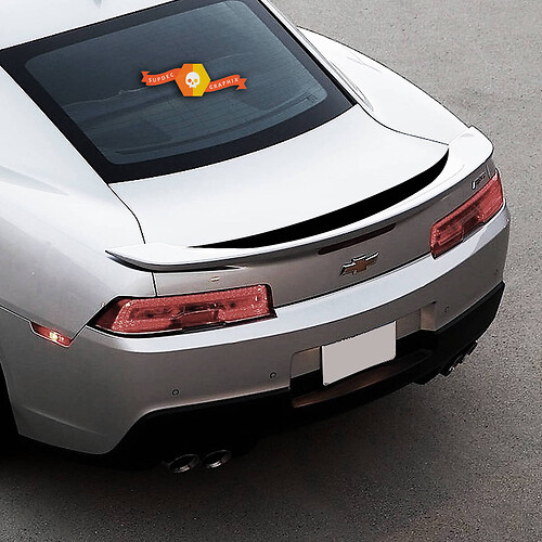 Chevrolet Camaro 2016- 2018 -ss- Raised Spoiler Accent Vinyl Sticker Decal
