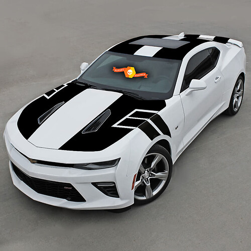 Ns1 Style Over The Top Vinyl Stripes Vinyl Decal Sticker for Chevrolet Camaro