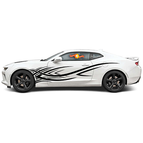Tribal Style Side Stripes Decals Stickers for Chevrolet Camaro
