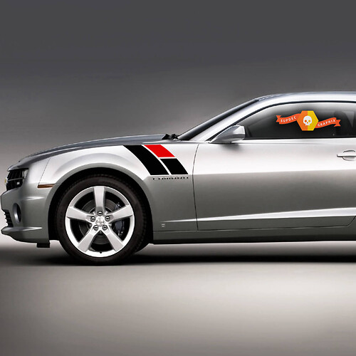 Chevrolet Camaro 2010-2020 Fender Hash Side Stripes 45th Anniversary Style