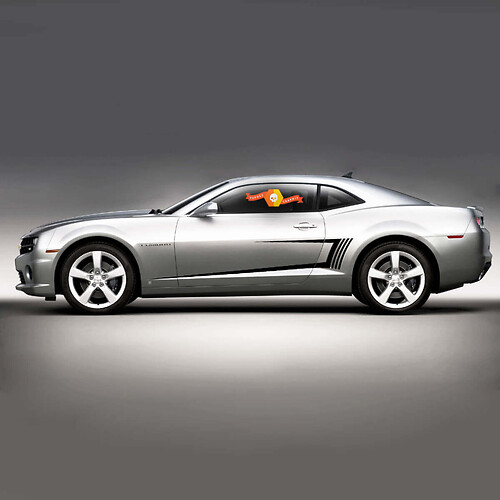 Chevrolet Camaro 2010-2015 Side Accent C-Stripes W Gills Stickers Decals
