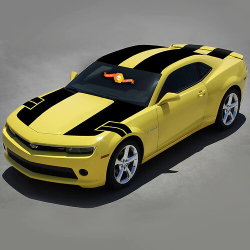 Chevrolet Camaro 2010-2015 Coupe Ns1 Style Stripes Complete Vinyl Stickers Decals Set