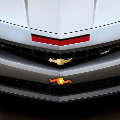 Chevrolet Camaro 2010-2013 Ss Mail Slot Vent Insert Stripe Vinyl Sticker Decal