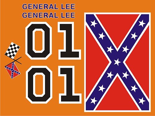 General Lee Sticker Decal KIt