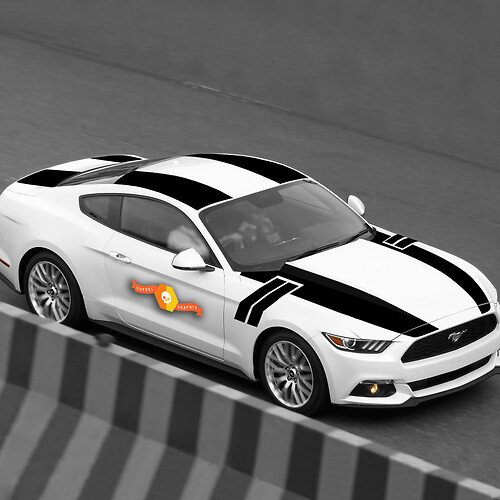 Ford Mustang 2015-2020 Over The Top Sport Stripes
