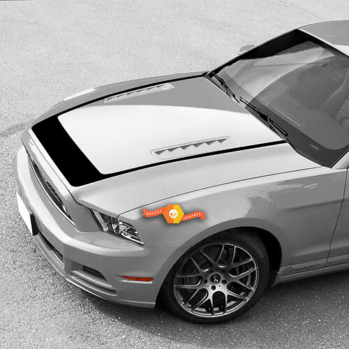 FORD MUSTANG 2013-2020 & 2005-2009 HOOD STRIPE Sticker Decal