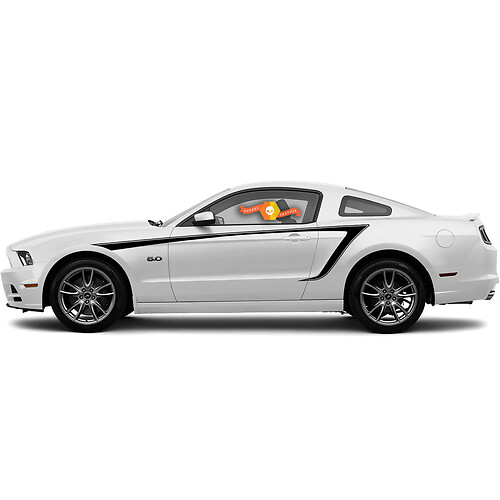 Side Accent Stripes Vinyl Decal Sticker for Ford Mustang
