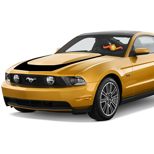 Ford Mustang 2010-2020 Hood Stripe Vinyl Sticker Decal