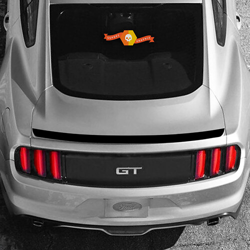 Ford Mustang 2015- 2020 Lip Spoiler Overlay Accent Sticker Decal Stripe
