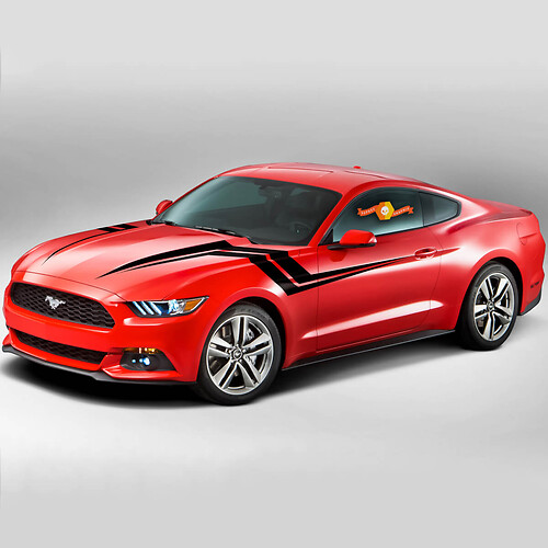 Ford Mustang 2015-2020 Fender Hash Lightning Side Stripes