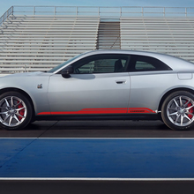 Side rocker panel decal stripes for Dodge Charger Electric 2 colors 3