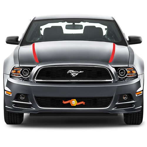 FORD MUSTANG 2013- 2020 HOOD SPEAR SIDE STRIPES
