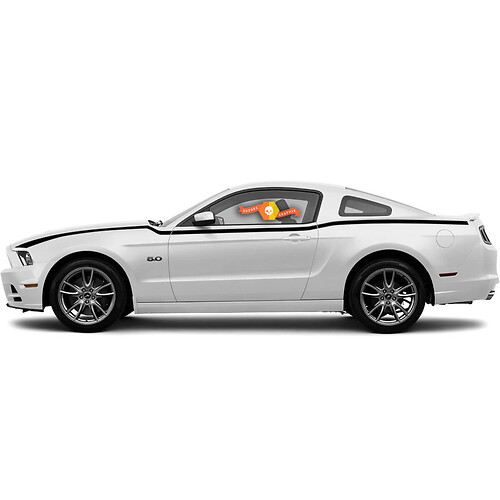 Side Javelin Stripes Vinyl Decal Sticker for Ford Mustang