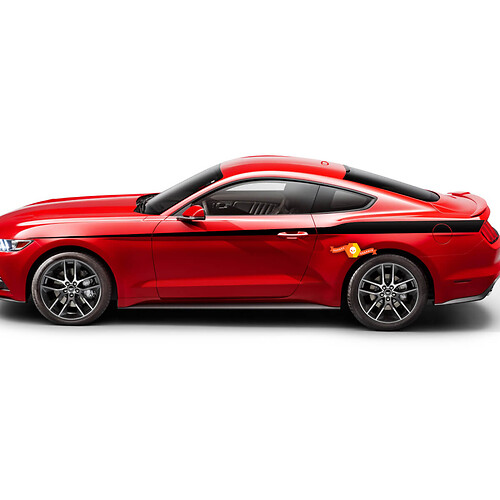 Ford Mustang Full Body Accent Stripes vinyl Stickers Decals