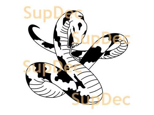 Snake Vinyl Art Wall  Window Bathroom Sticker Decal removable#12