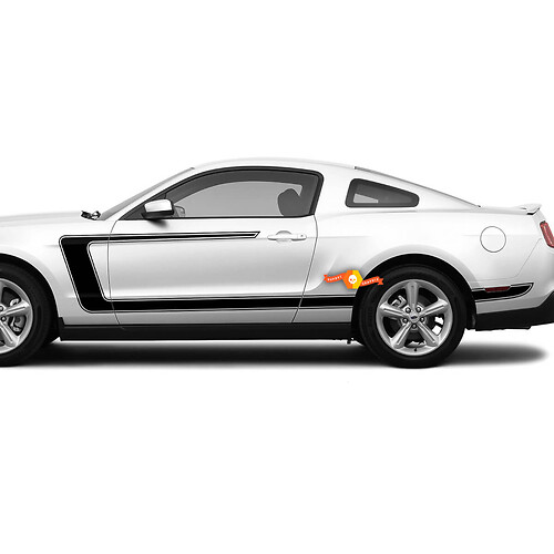 C-Stripes Boss Style for Ford Mustang 2005-2024 Vinyl Decals Stickers