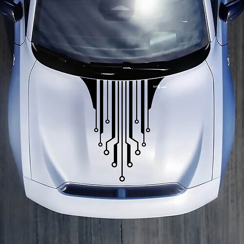 Hood decal sticker for Dodge Charger Electric