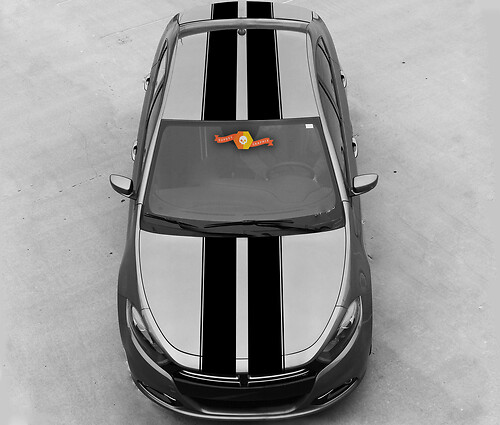 Dodge Dart 2013-2020 Over The Top Rally Double Stripes