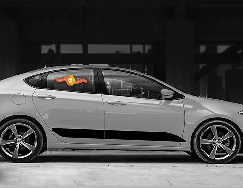 Dodge Dart 2013-2020 Lower Door Rocker Panel Side Stripes