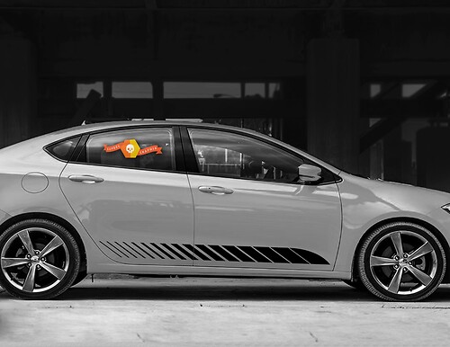 Dodge Dart 2013- 2020 Lower Door Rocker Panel Side Stripes