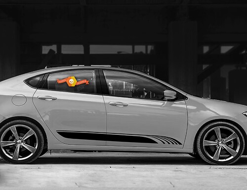 Dodge Dart 2013 -2020 Lower Door Rocker Panel Side Stripes