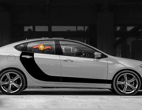 Dodge Dart 2013- 2020 Door Accent Side Hockey Stripes