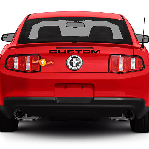 Rear Deck Custom Sticker Decal for Ford Mustang
