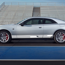 Side rocker panel decal stripes for Dodge Charger Electric 2 2