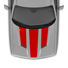 Hood Top Stripes Decals for Dodge Challenger 2