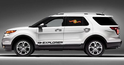 FORD EXPLORER 2x body decals side stickers logo graphics vinyl high quality