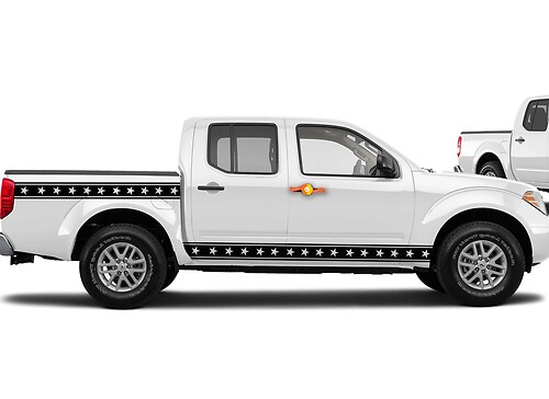 UNIVERSAL Sticker Decal Stars and Stripes Fits Most Cars and Trucks FORD TOYOTA GMC