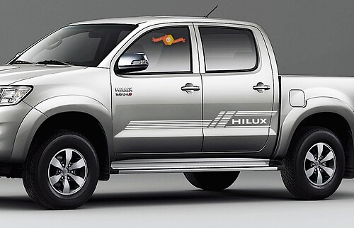 Toyota HILUX Graphics side Sticker Decal stripe Sticker Decal model 