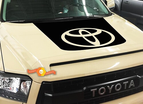 TOYOTA TUNDRA 2014 2015 2016 2017 2018 BLACKOUT VINYL HOOD Sticker Decal LOGO