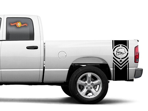 Metal Mulisha Bed Stripes Stickers Decals fits Chevy Dodge Nissan Toyota Ford GMC etc