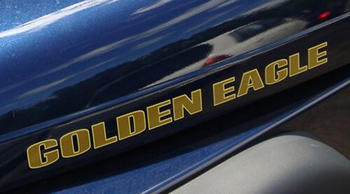 Jeep Wrangler Golden Eagle Hood Sticker Decal #1