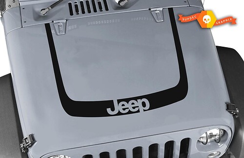 2018, 2019 Jeep Wrangler JL - Hood Stripe Kit (Choice of Colors)
