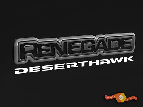 Jeep Renegade Deserthawk Desert Hawk Sticker Decal Vinyl SUV Sticker Decal