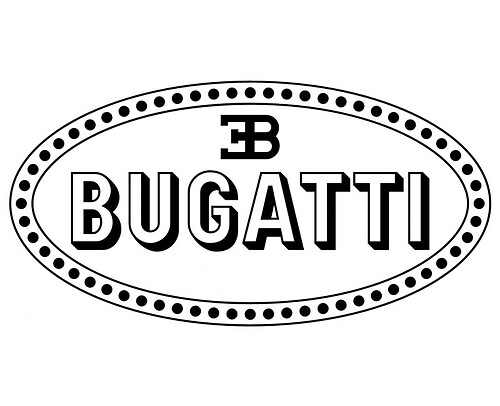 BUGATTI DECAL 2003 Self adhesive vinyl Sticker Decal