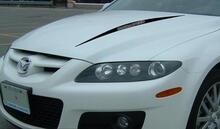 2 Mazda 6 Hood Mazdaspeed MPS Bonnet Sticker Decal stripes vinyl graphics 2